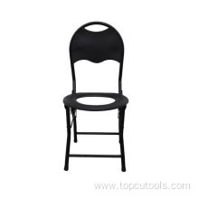 Foldable assisted toilet commode chair commode